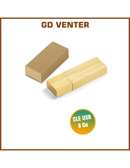 Clé USB bambou - 8Go - Venter